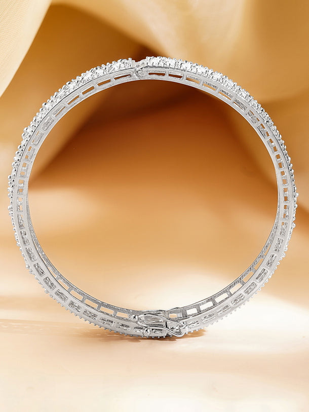 Sparkling Silver Shine Cubic Zirconia Bracelet
