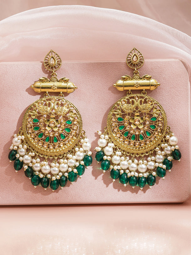 Danglers That Whisper Green Luxury