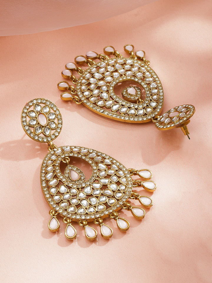 Royal Blush Dangler Earrings