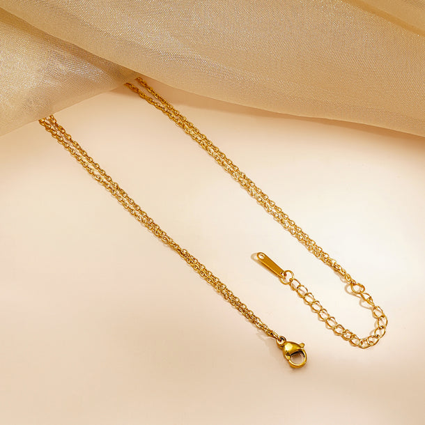 Demi Fine 18K Gold Plated Multi Heart Charm Layered Necklace | Anti Tarnish