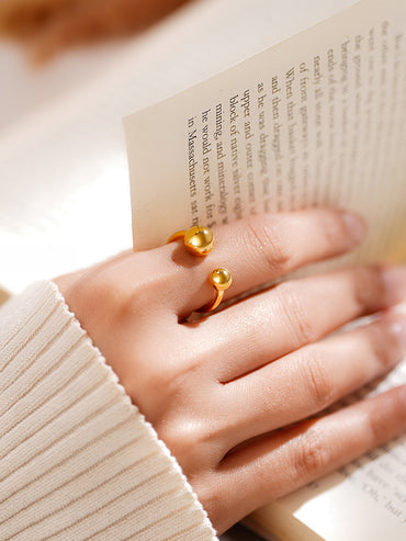Demi Fine Minimal Dual Sphere Ring