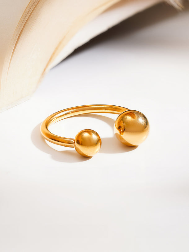 Demi Fine Minimal Dual Sphere Ring