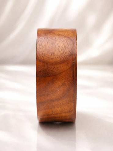 Classic Brown Wooden Bangle Bracelet