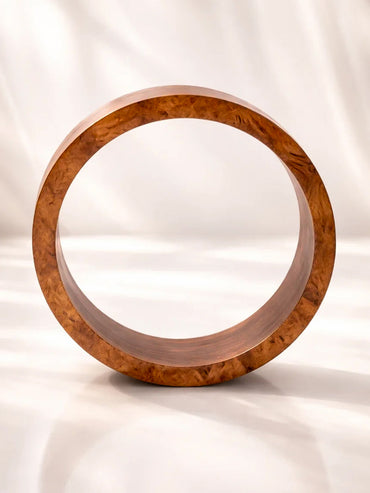 Classic Brown Wooden Bangle Bracelet