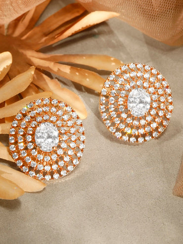 Classic Spark American Diamond Zirconia Studs