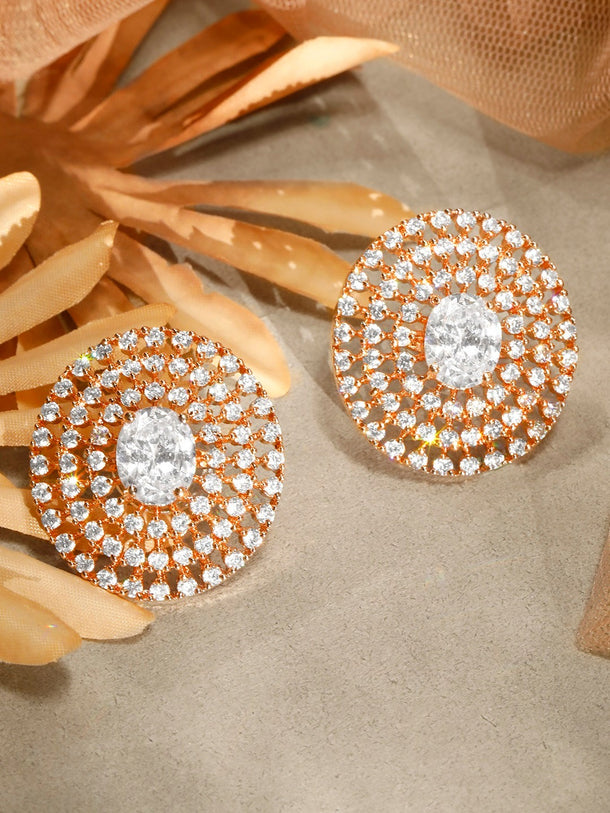 Classic Spark American Diamond Zirconia Studs