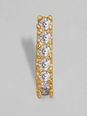 Rubans Gold Plated Handcrafted Zircon Stone Nose Clip