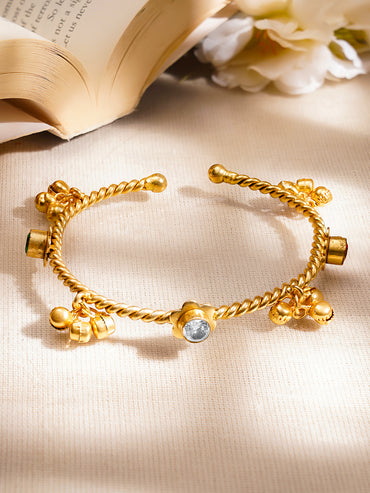 Ghungroo Rhythm Gold Kada Bangle