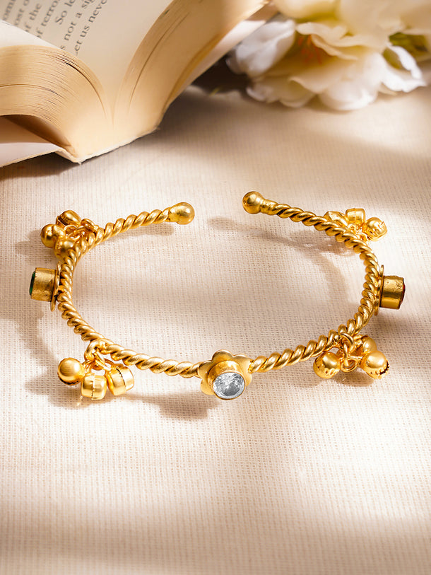 Ghungroo Rhythm Gold Kada Bangle