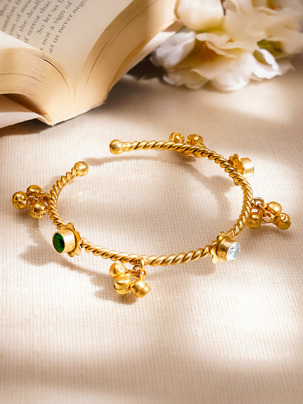 Ghungroo Rhythm Gold Kada Bangle