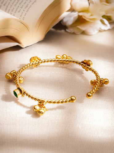 Ghungroo Rhythm Gold Kada Bangle