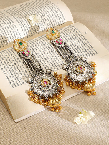Festive Soul Multicolour Ghungroo Dangler