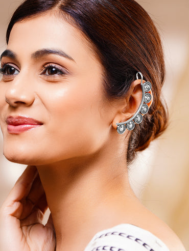 Heritage Coin Curve Earcuff Earrings