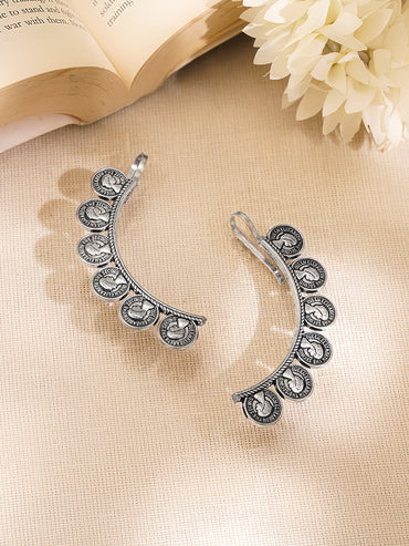 Heritage Coin Curve Earcuff Earrings