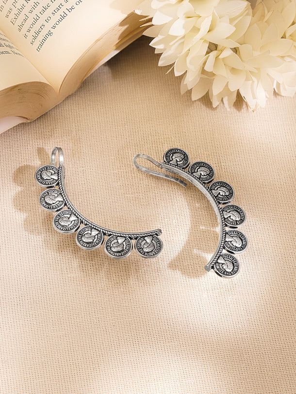 Heritage Coin Curve Earcuff Earrings