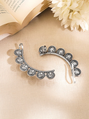 Heritage Coin Curve Earcuff Earrings