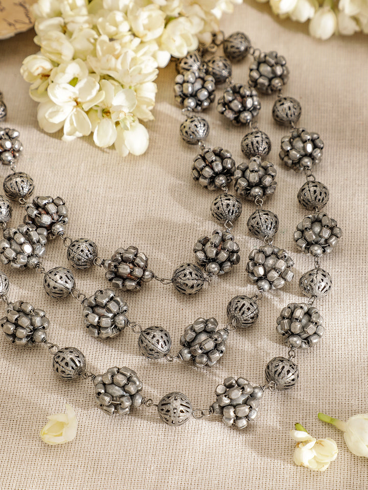 Tribal Aura Oxidised Statement Necklace