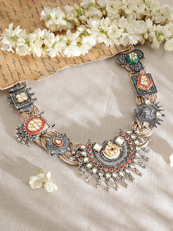 Tibal s Oxidised Statement Necklace