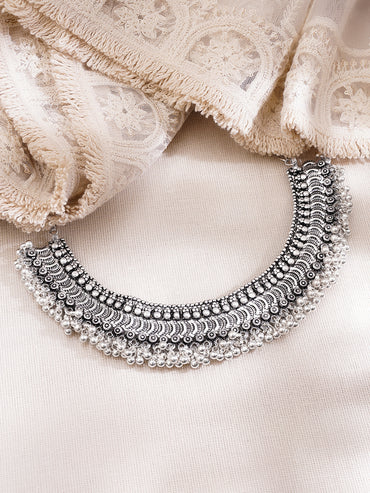 Premium Oxidised Tribal Glam Necklace