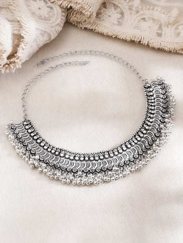 Premium Oxidised Tribal Glam Necklace