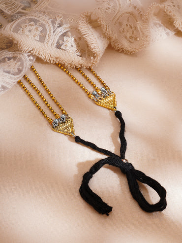 Dual-Tone Sunkissed Seashell Layered Necklace