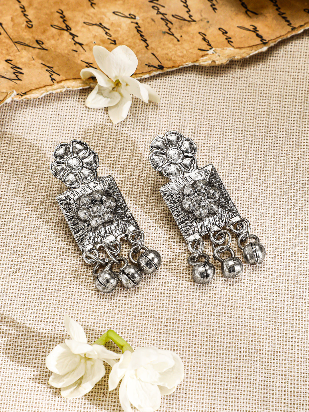 Oxidized Silver Necklace Set