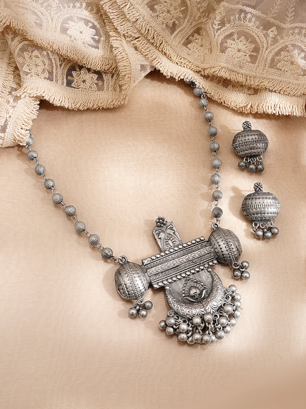 Antique Oxidised Statement Set