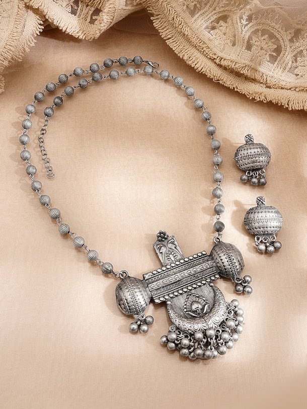 Antique Oxidised Statement Set