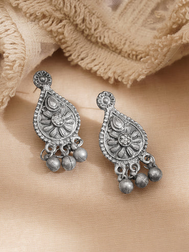 Regal Oxidised Statement Necklace