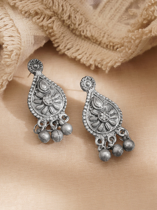 Regal Oxidised Statement Necklace