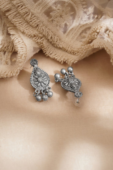 Regal Oxidised Statement Necklace