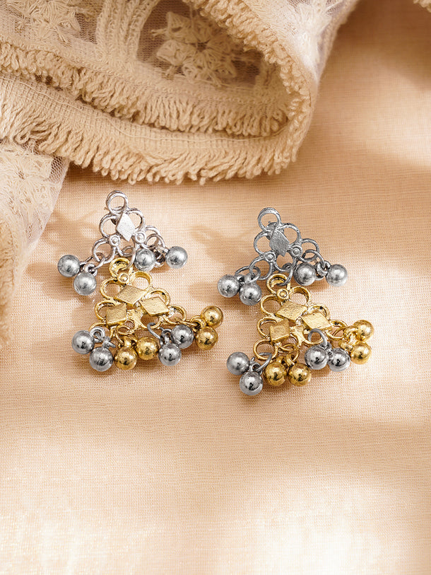 Oxidised Ghungroo Festive Necklace Set