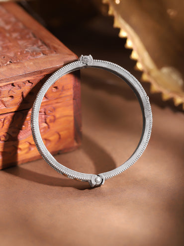 Oxidized silver kada style HaatPhool