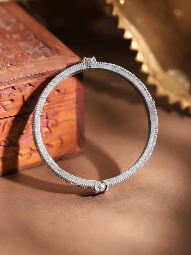 Oxidized silver kada style HaatPhool