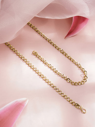 Pearl & Mirror Embellished Gold Toned Kamarbandh