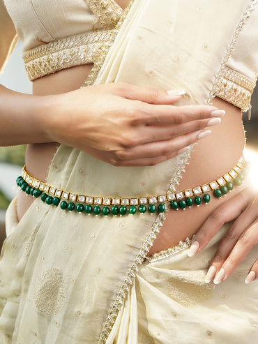 Traditional Gold Kundan Kamarbandh