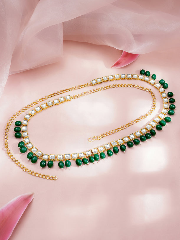 Traditional Gold Kundan Kamarbandh