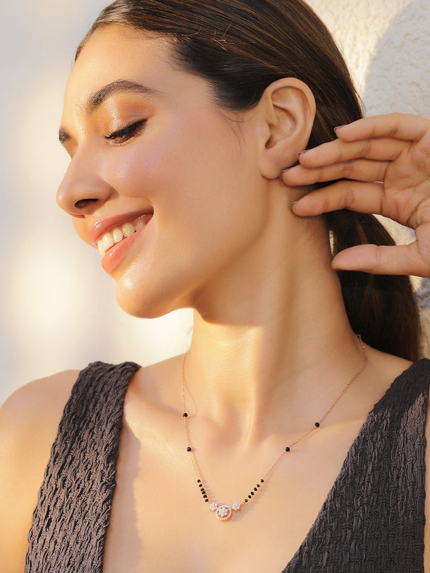 Timeless American Diamond Pendant Necklace