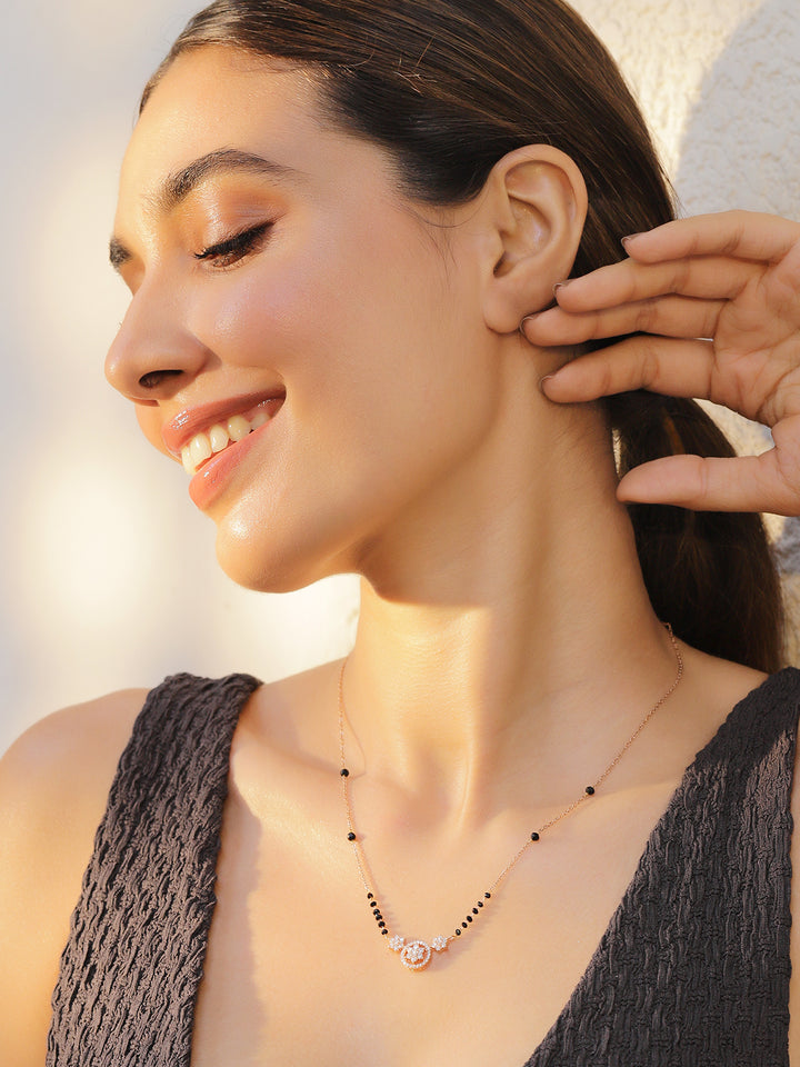 Timeless American Diamond Pendant Necklace