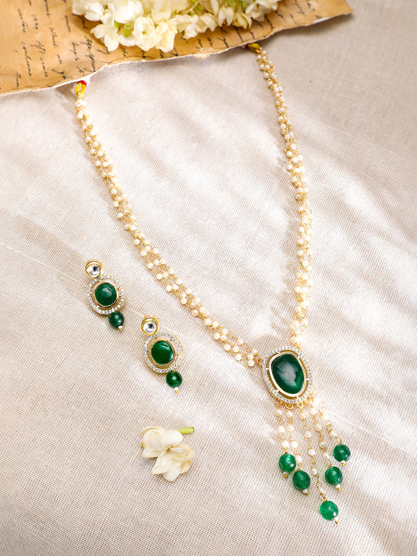 Eternal Grace Green Necklace Set