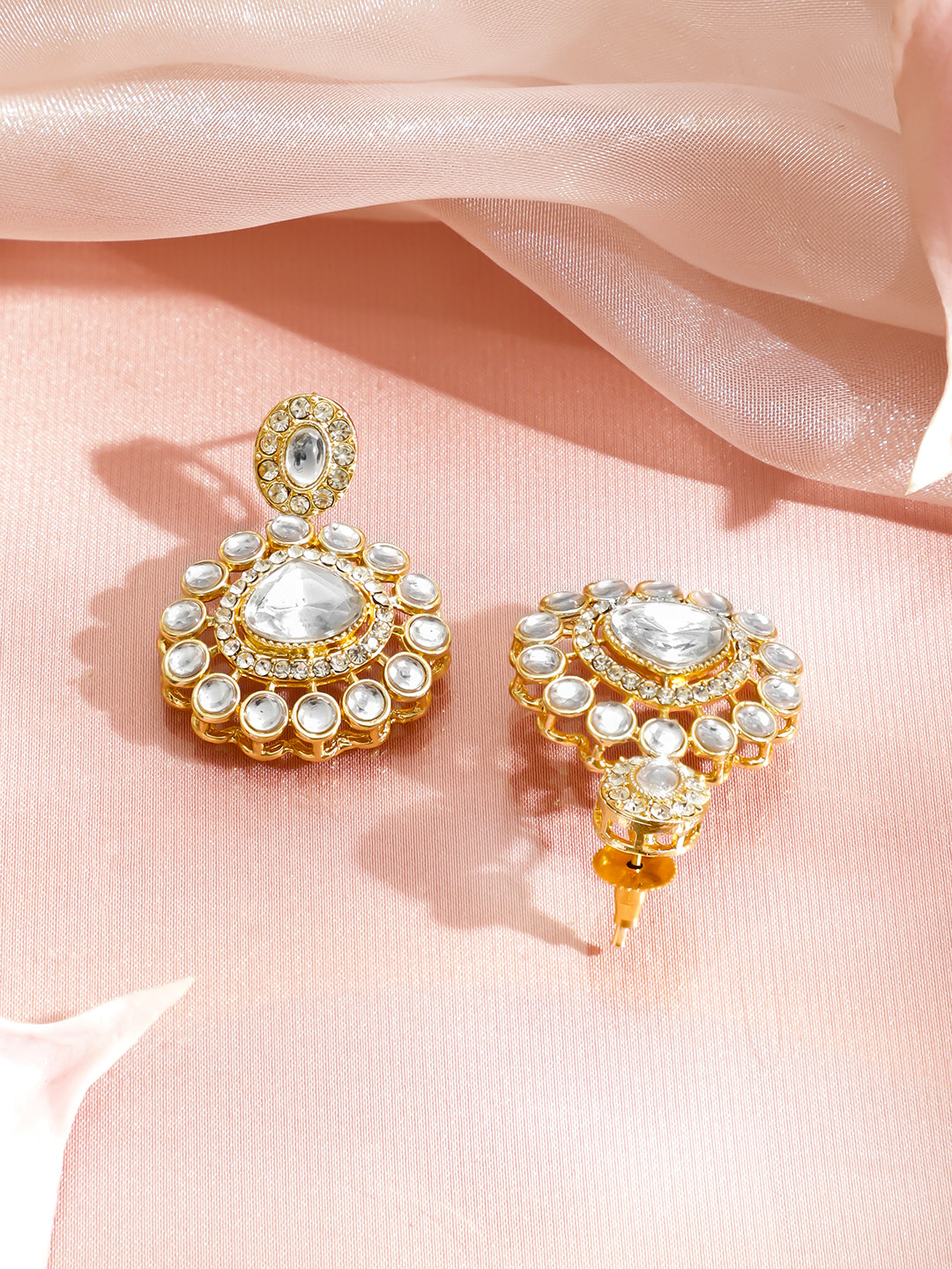 Ethnic Pearl Crescent Necklace Set