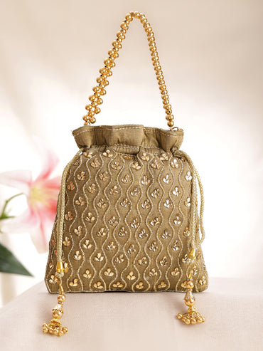Wedding Ready Sequin Potli Bag