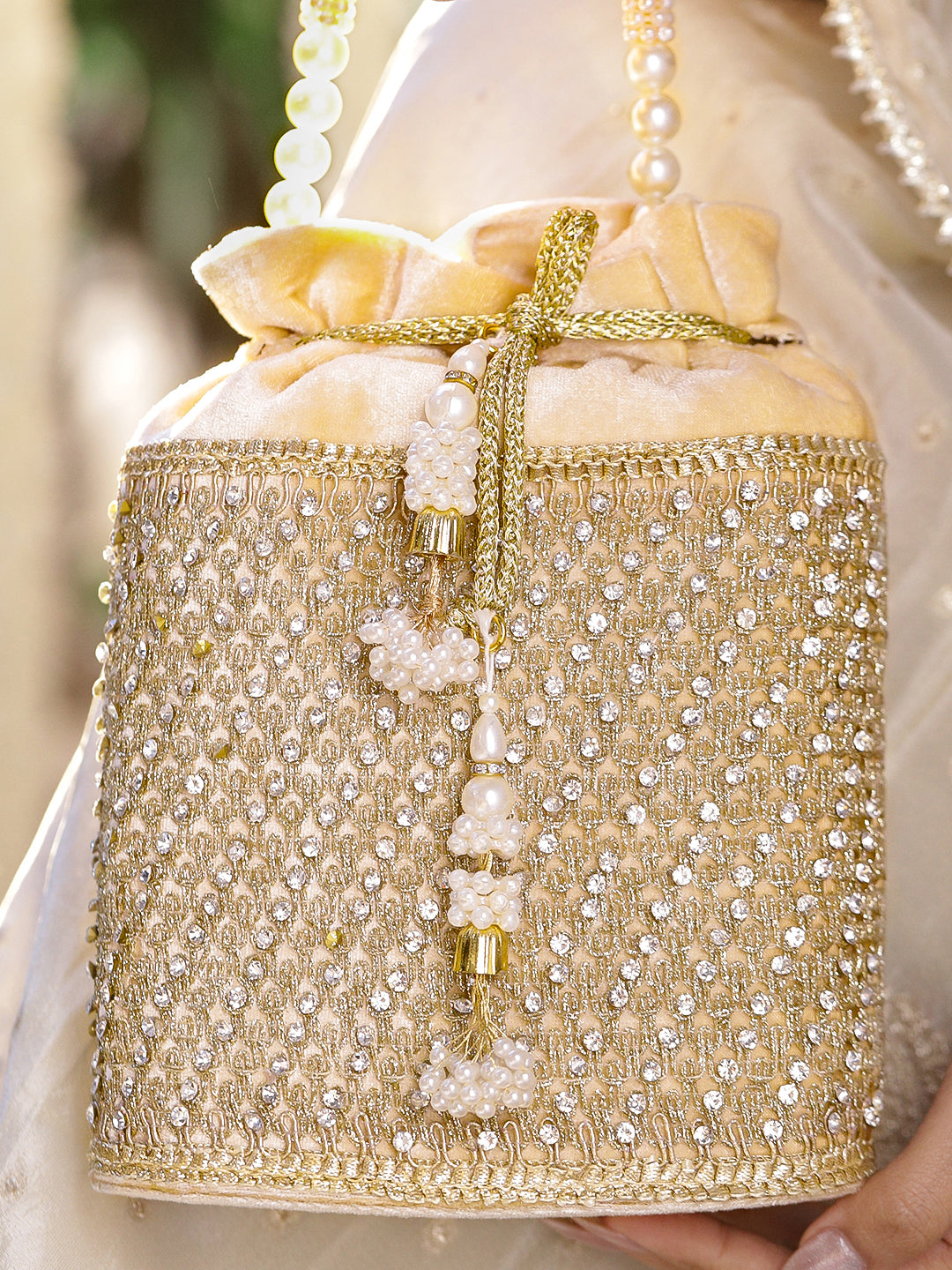 Rubans Embroidered Potli Clutch