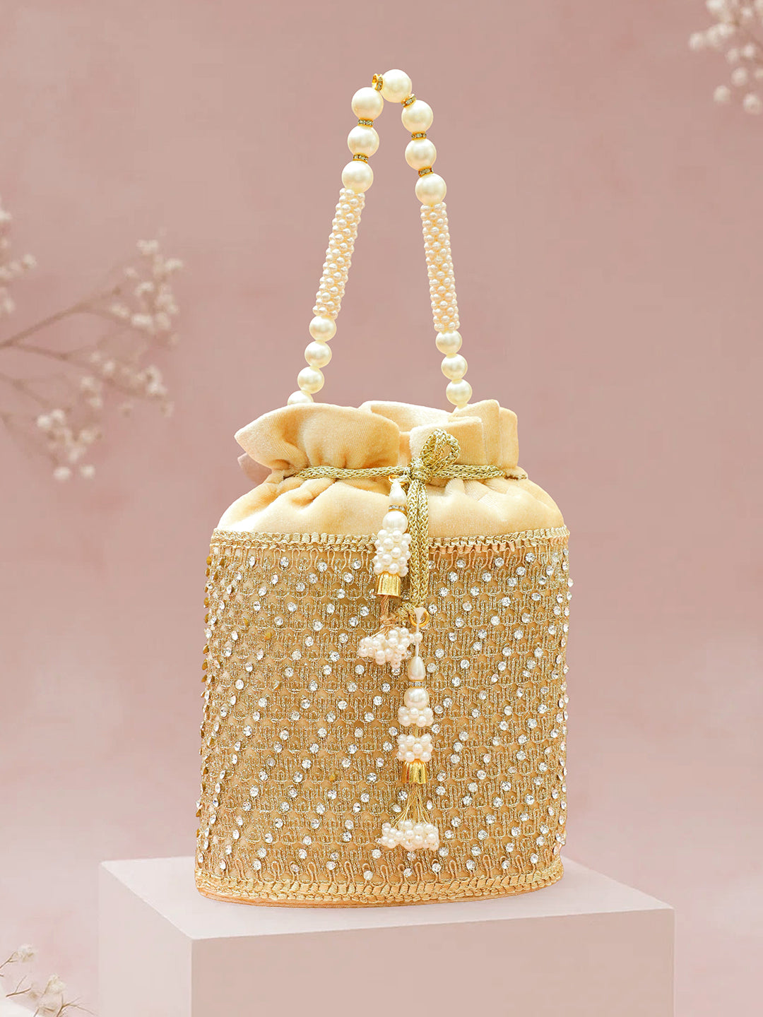 Rubans Embroidered Potli Clutch