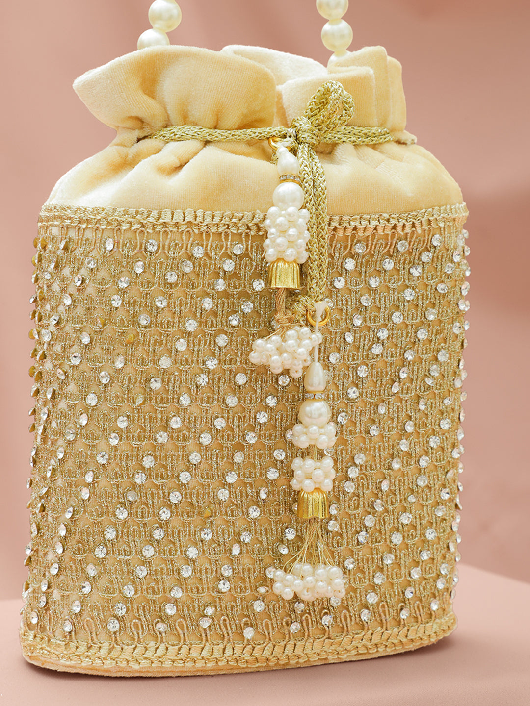 Rubans Embroidered Potli Clutch