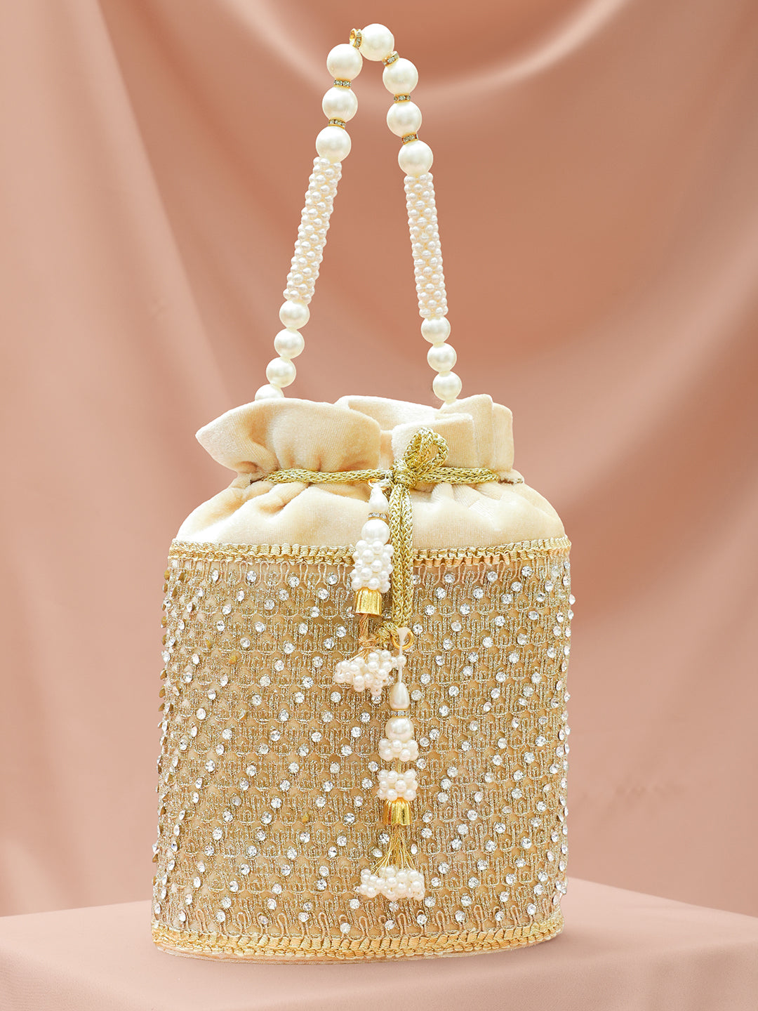 Rubans Embroidered Potli Clutch