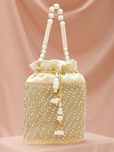 Rubans Embroidered Potli Clutch