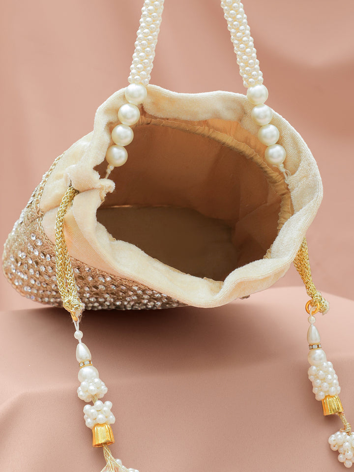 Rubans Embroidered Potli Clutch