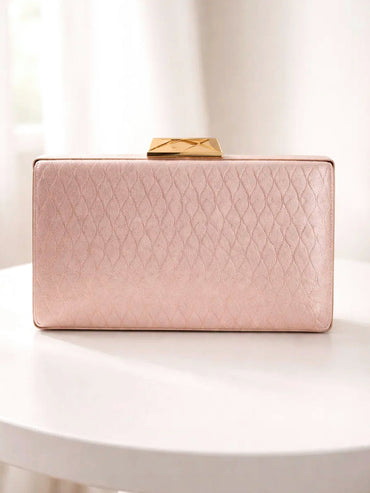 Festive Shine Gold Frame Clutch