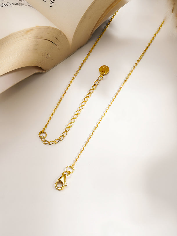 925 Fine Silver Sparkling Heart Diamond Necklace